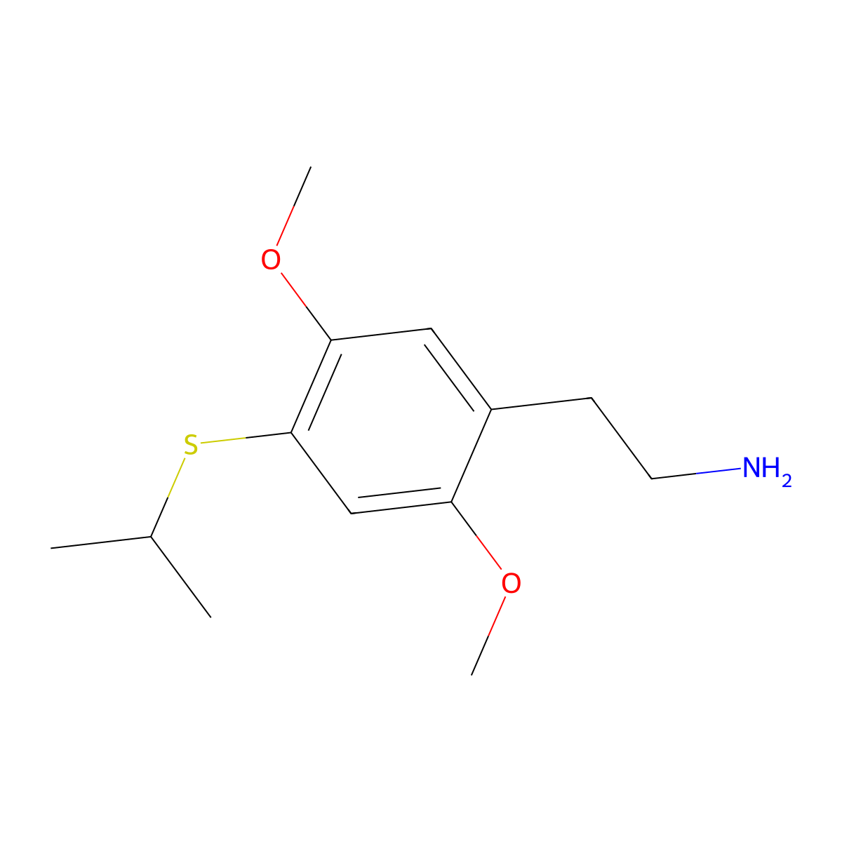 2C-T-4 molecular structure, CAS 207740-25-8