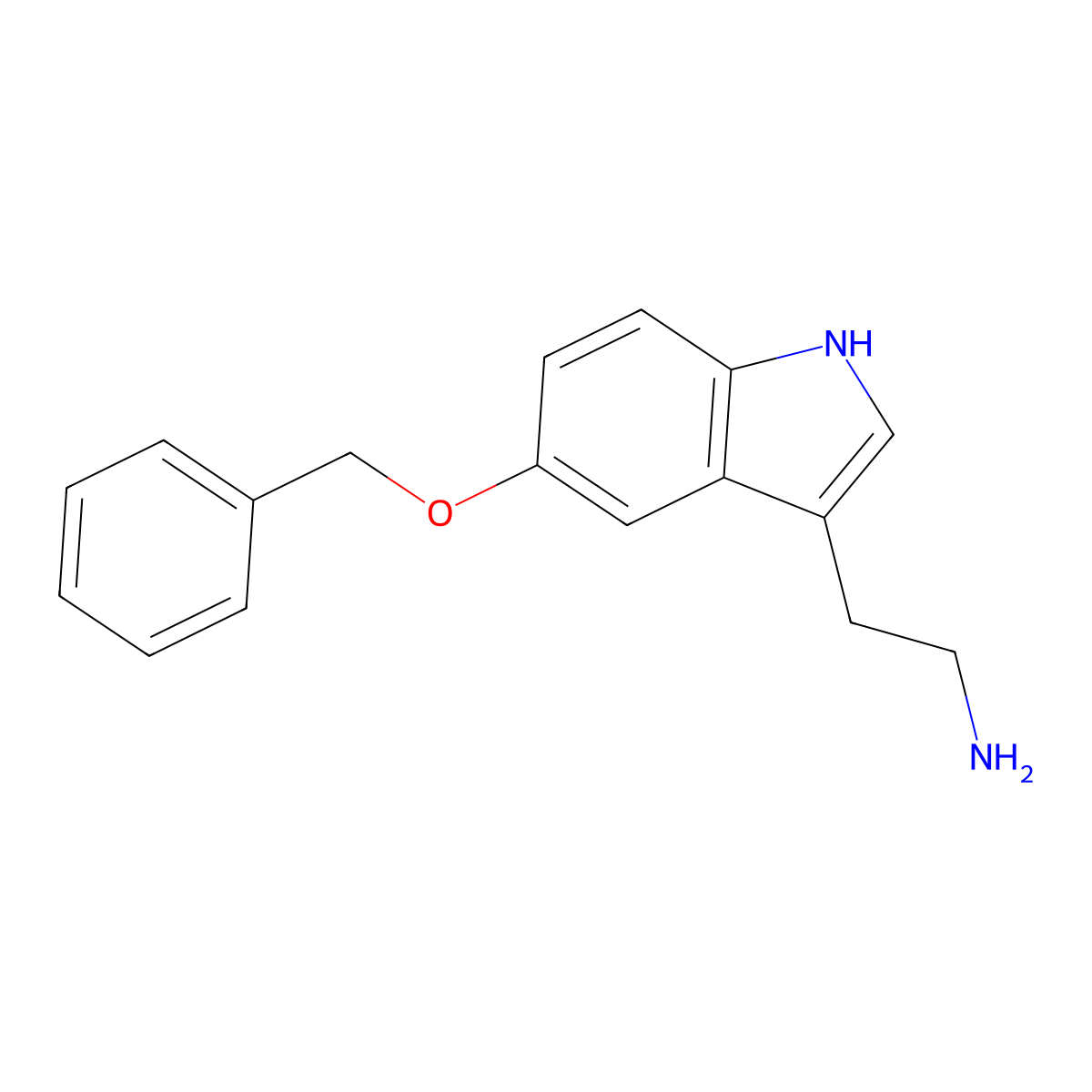 5-(Benzyloxy)tryptamine molecular structure, CAS 20776-45-8