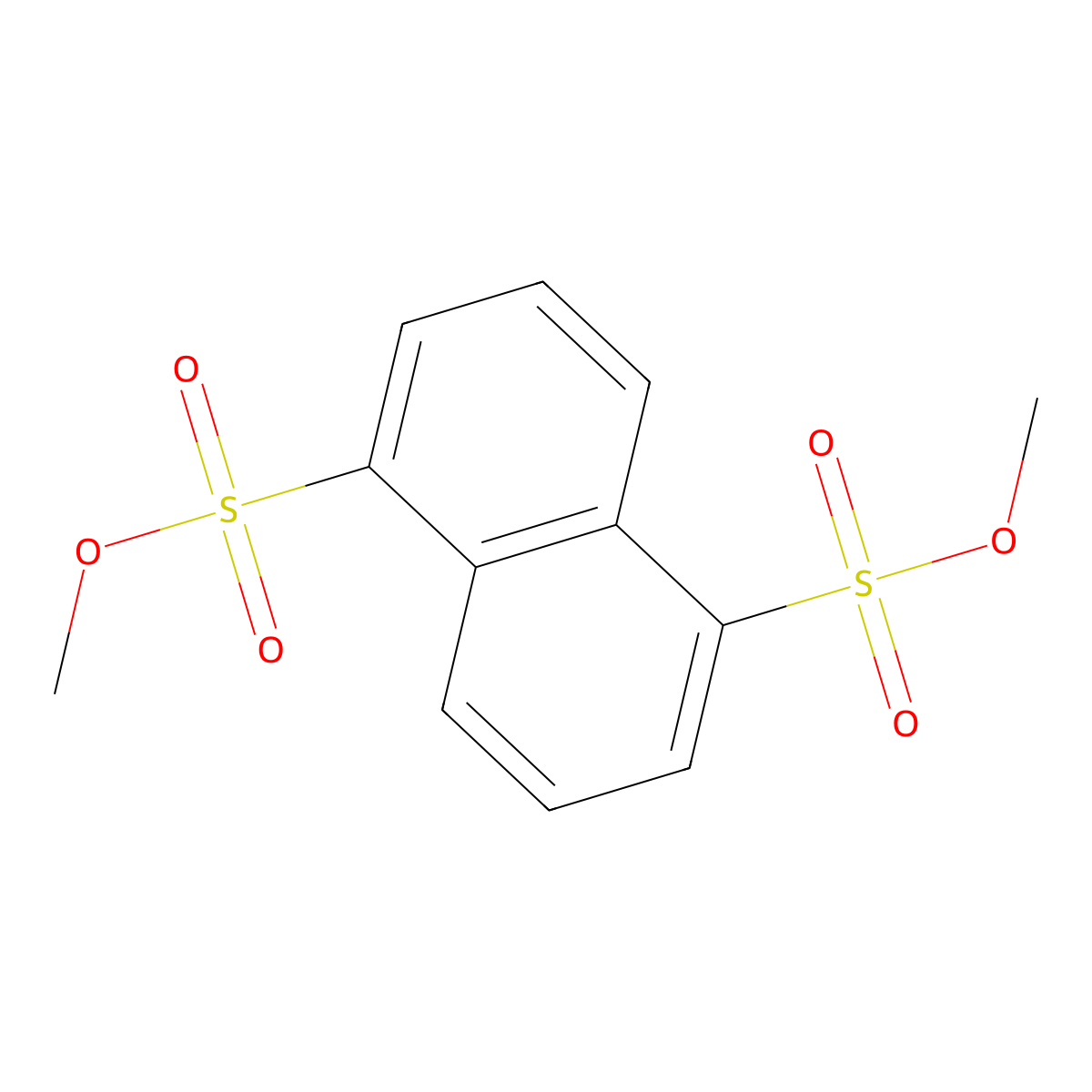 Dimethyl 1,5-naphthalenedisulfonate molecular structure, CAS 20779-13-9
