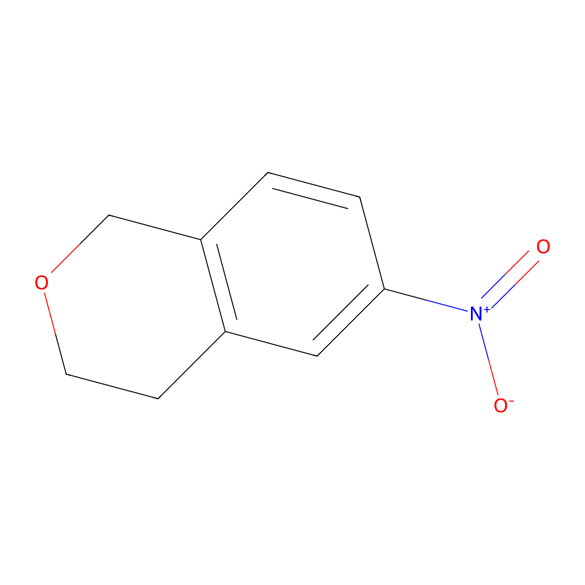 6-Nitroisochroman molecular structure, CAS 207804-97-5