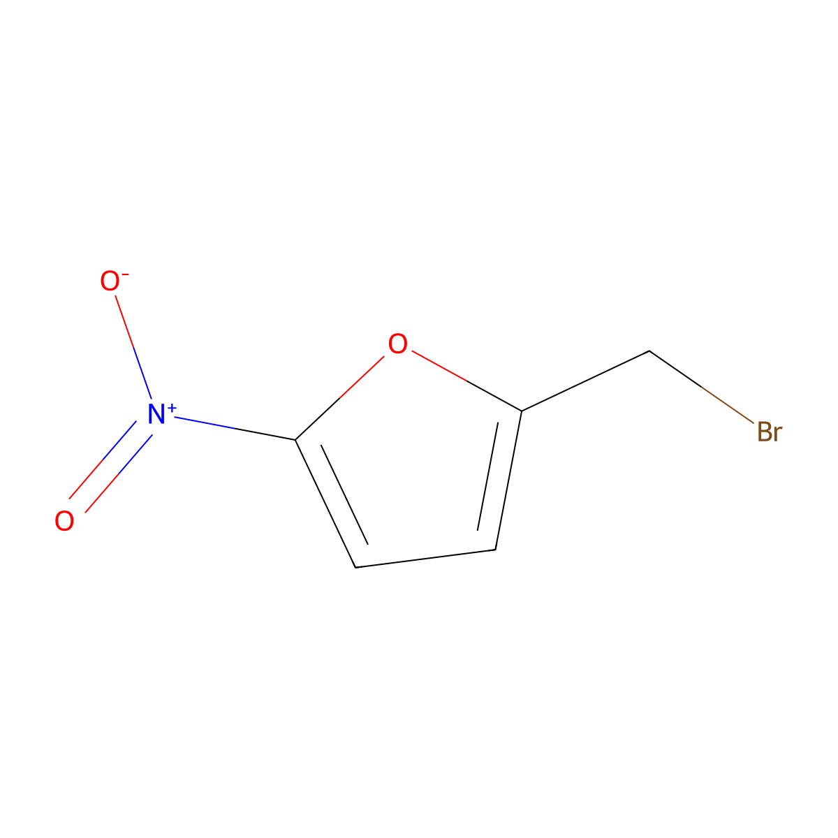 2-(Bromomethyl)-5-nitrofuran molecular structure, CAS 20782-91-6