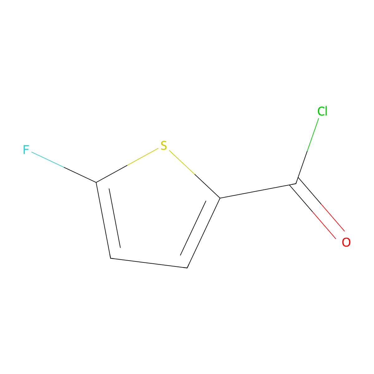 5-Fluorothiophene-2-carbonyl chloride molecular structure, CAS 207849-74-9