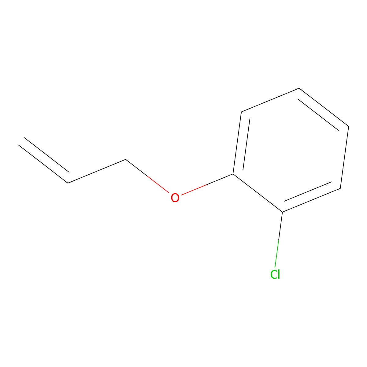Allyl 2-chlorophenyl ether molecular structure, CAS 20788-42-5