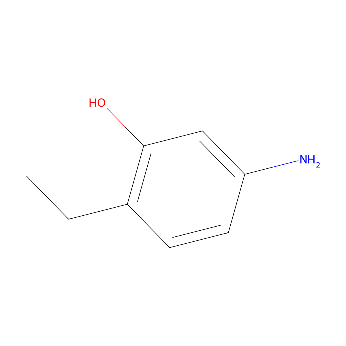 5-Amino-2-ethylphenol molecular structure, CAS 207923-07-7