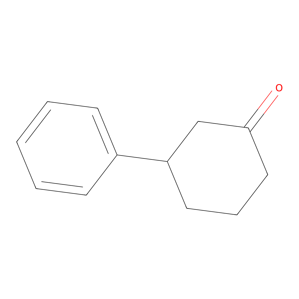 3-Phenylcyclohexanone molecular structure, CAS 20795-53-3