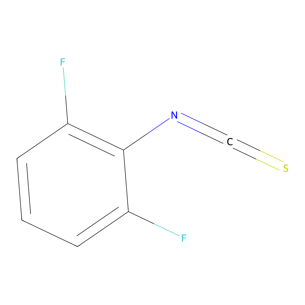 2,6-Difluorophenyl isothiocyanate molecular structure, CAS 207974-17-2