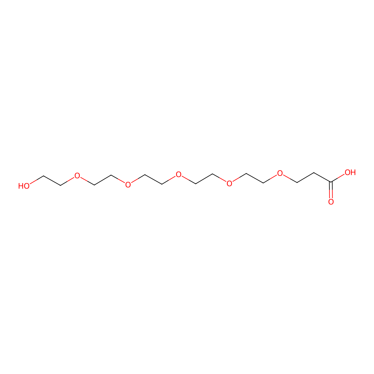 Hydroxy-PEG5-acid molecular structure, CAS 2079768-50-4