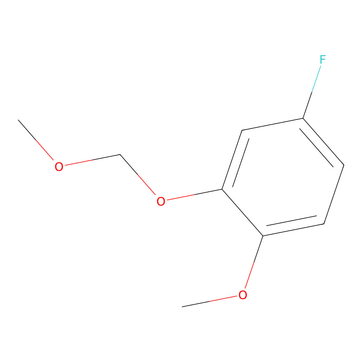 4-Fluoro-1-methoxy-2-(methoxymethoxy)benZene molecular structure, CAS 2079882-41-8