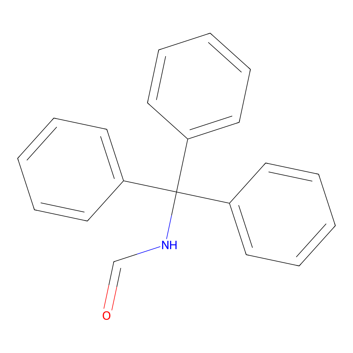 N-Tritylformamide molecular structure, CAS 20799-66-0