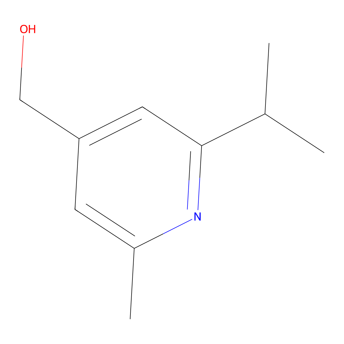 (2-Isopropyl-6-methylpyridin-4-YL)methanol molecular structure, CAS 2079925-80-5