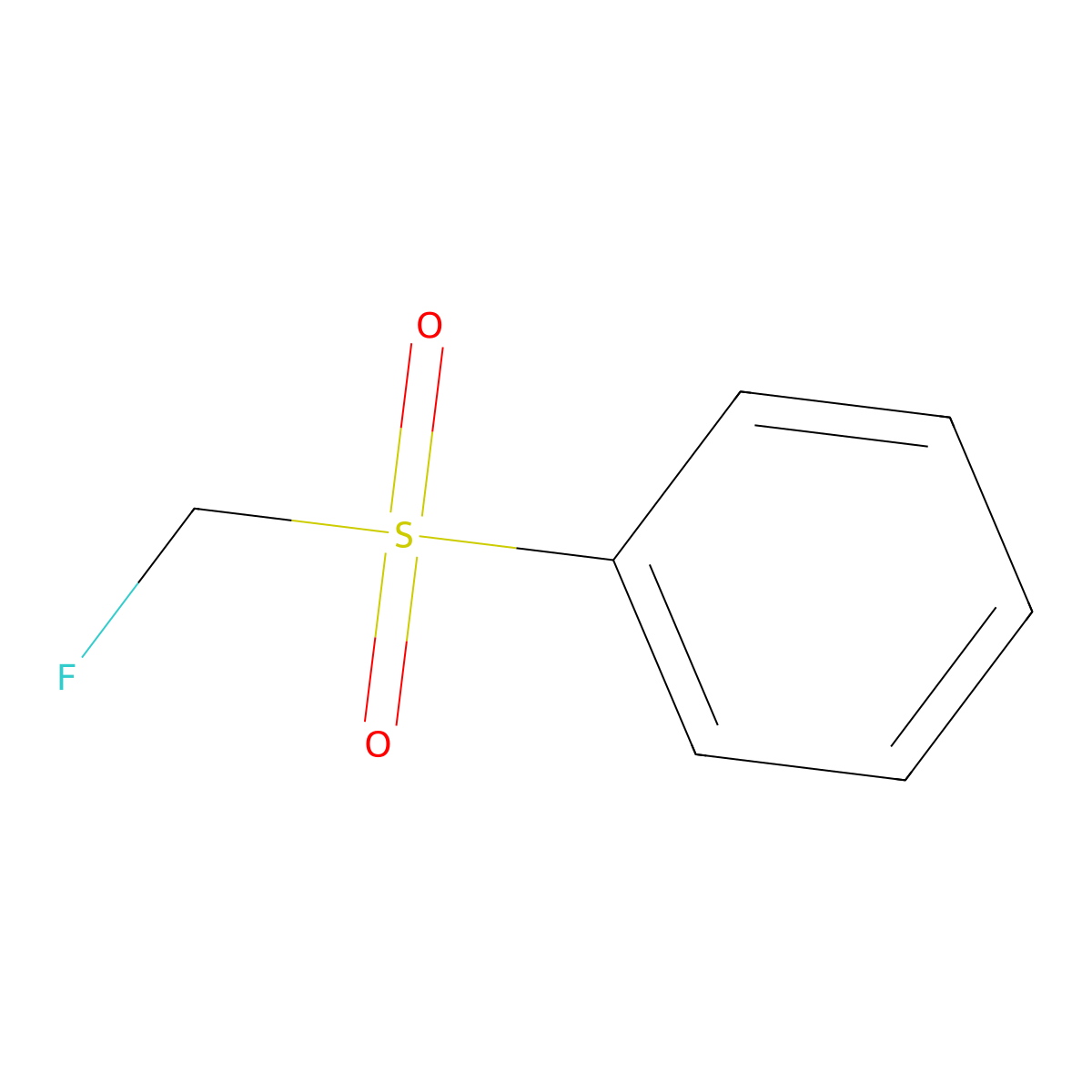 Fluoromethyl Phenyl Sulfone molecular structure, CAS 20808-12-2