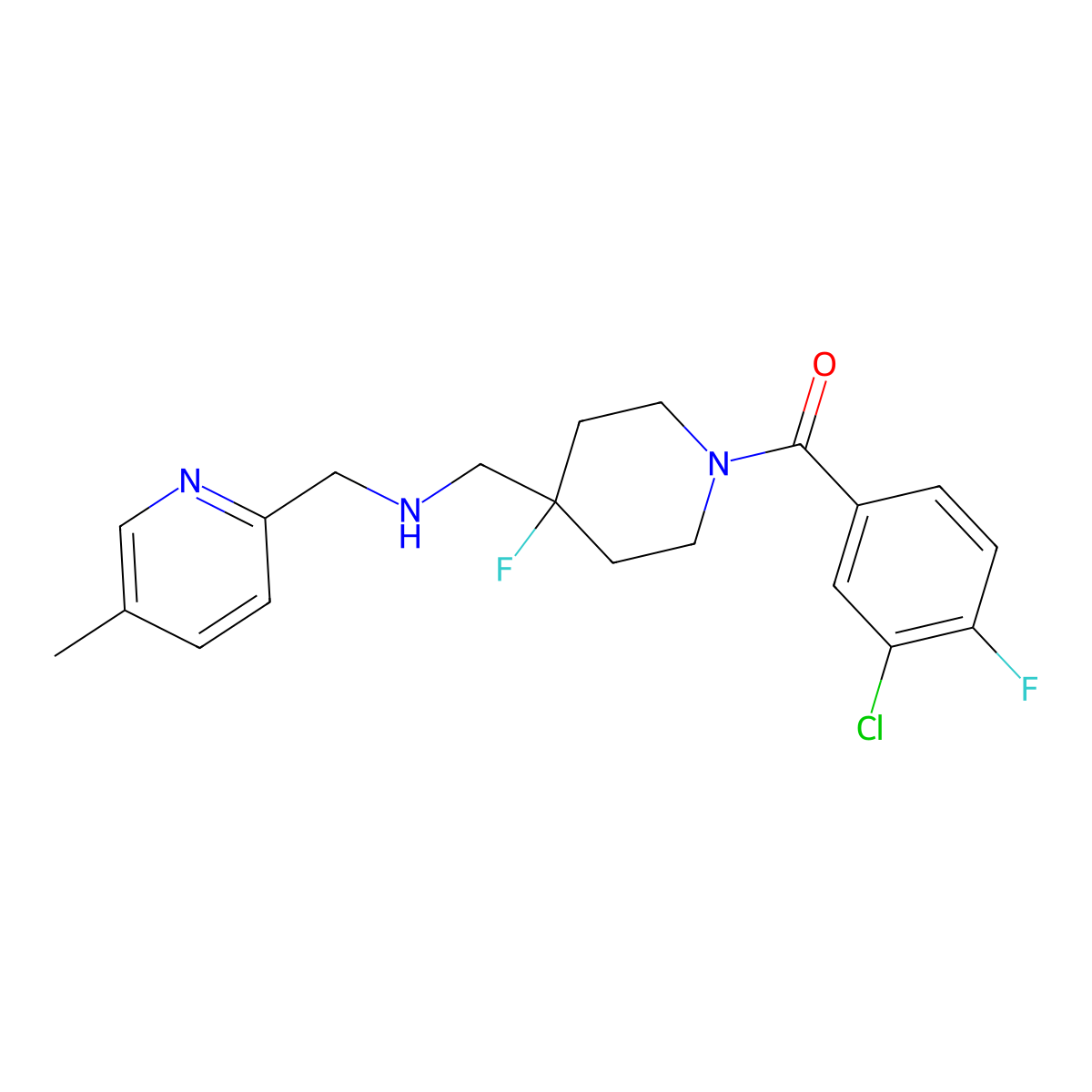 Befiradol molecular structure, CAS 208110-64-9