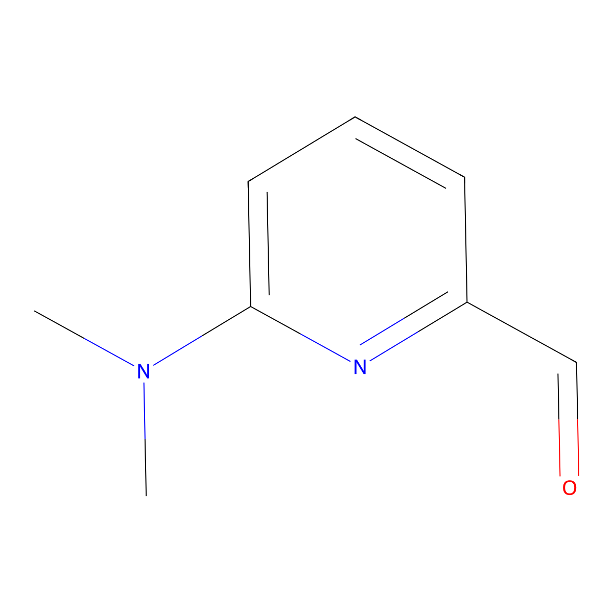 6-(Dimethylamino)pyridine-2-carbaldehyde molecular structure, CAS 208110-83-2