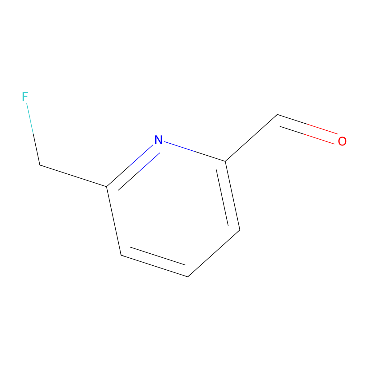 6-(Fluoromethyl)picolinaldehyde molecular structure, CAS 208111-28-8