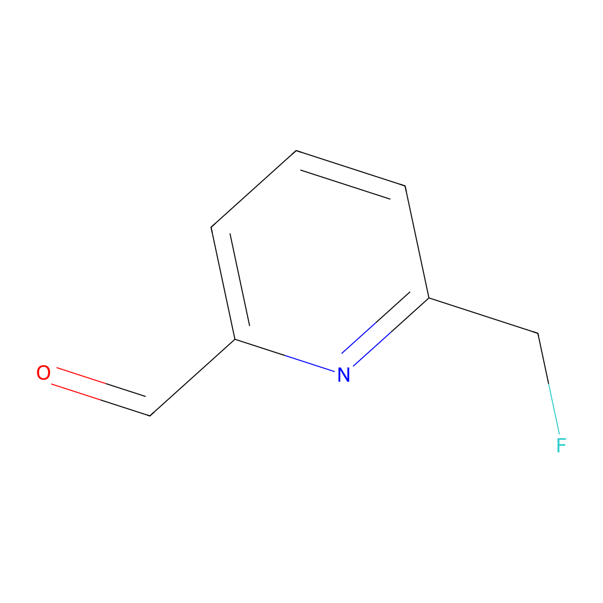 6-(Fluoromethyl)picolinaldehyde molecular structure, CAS 208111-28-8