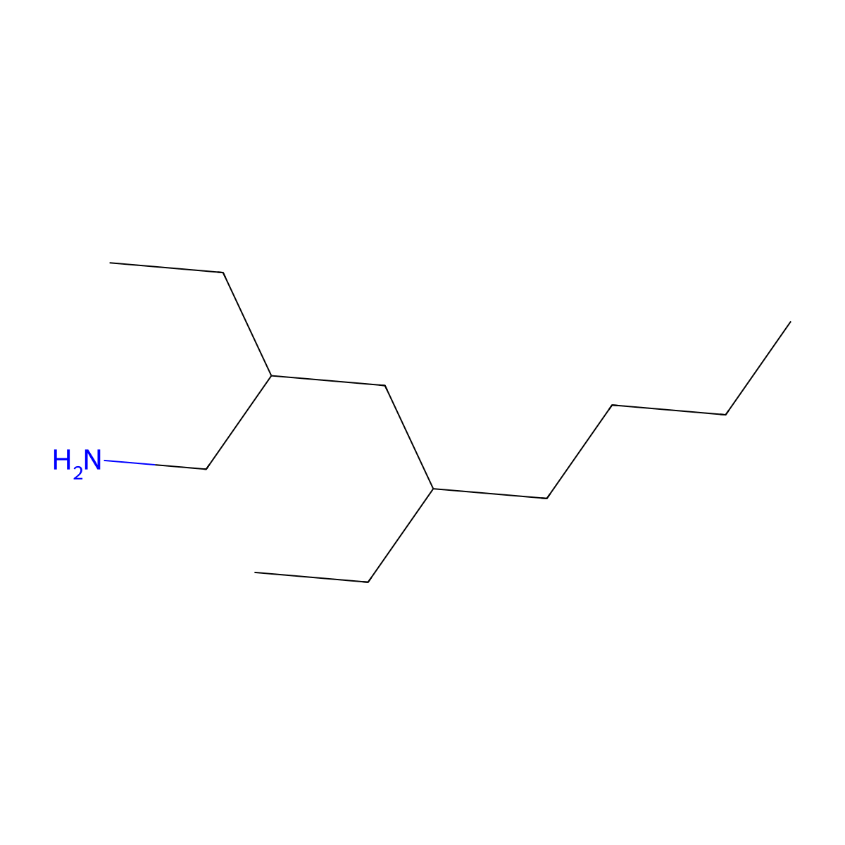 3-(Aminomethyl)-5-ethylnonane molecular structure, CAS 208122-46-7