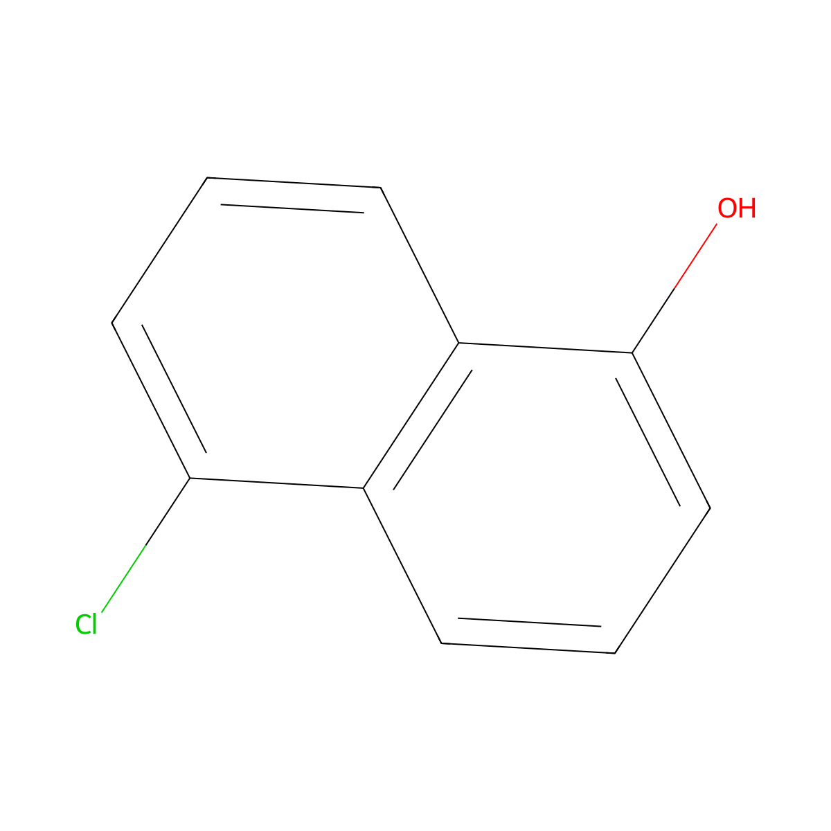 5-Chloronaphthalen-1-ol molecular structure, CAS 20816-76-6