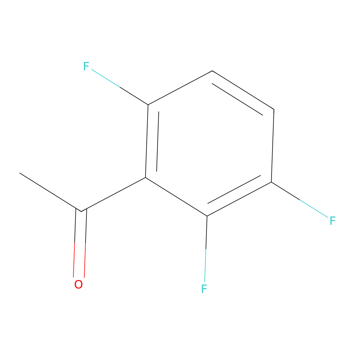 1-(2,3,6-Trifluorophenyl)ethanone molecular structure, CAS 208173-22-2