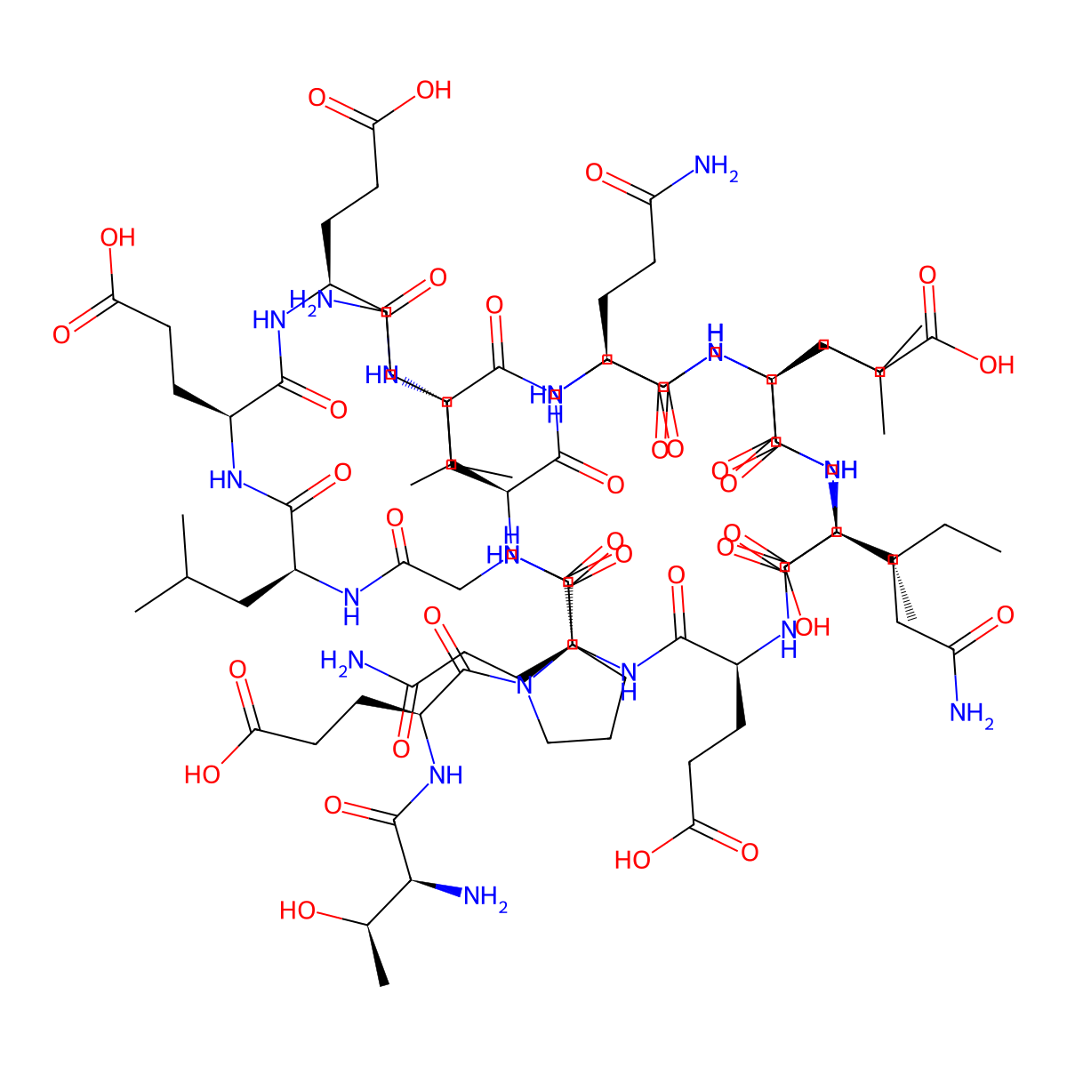 Nocistatin (bovine) molecular structure, CAS 208253-85-4