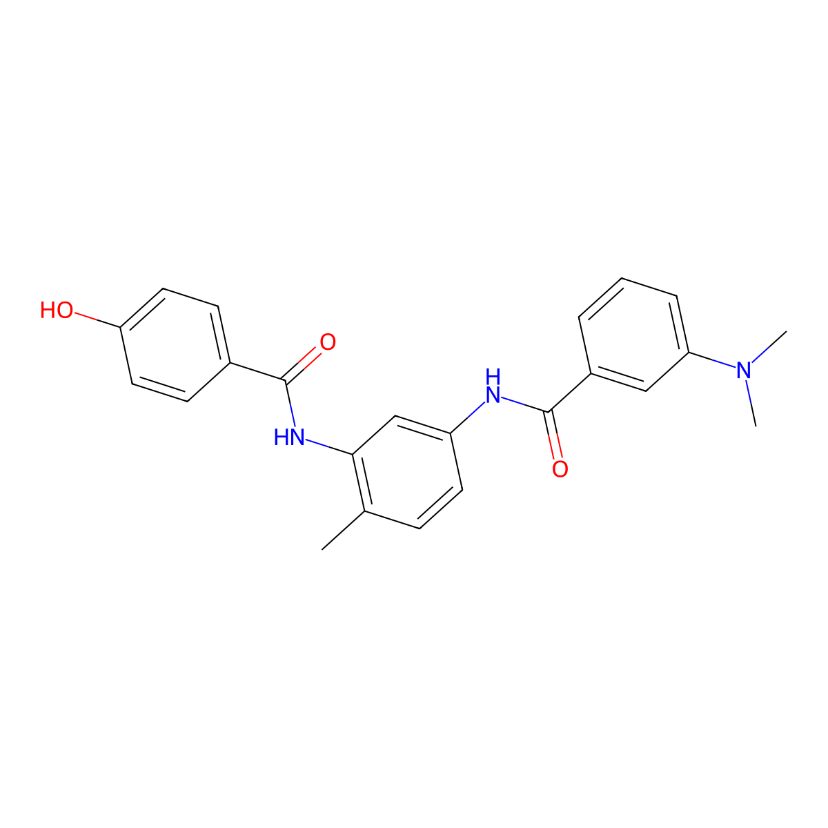 ZM 336372 molecular structure, CAS 208260-29-1