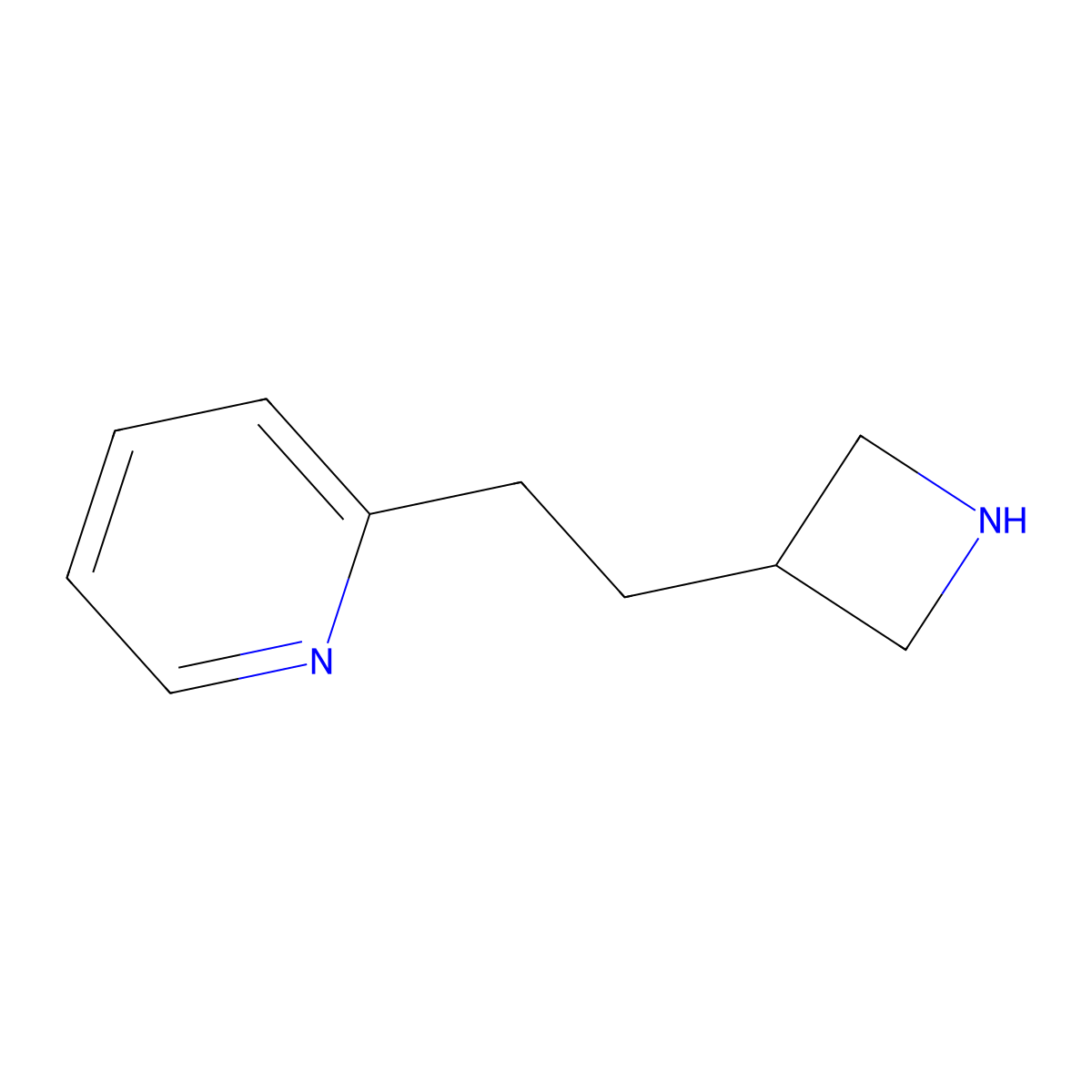 2-(2-(Azetidin-3-yl)ethyl)pyridine molecular structure, CAS 2082756-27-0