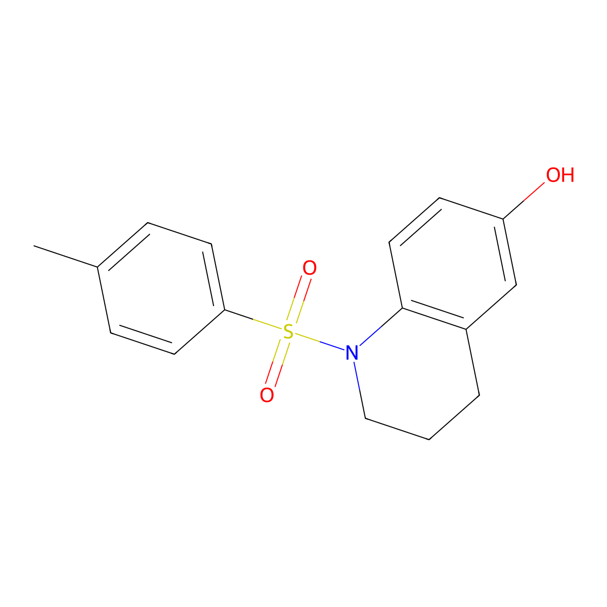 1-Tosyl-1,2,3,4-tetrahydroquinolin-6-ol molecular structure, CAS 208335-45-9