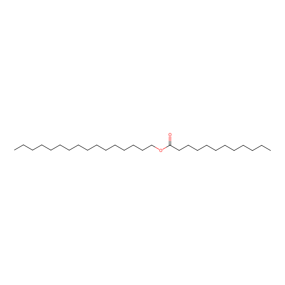 Cetyl Laurate molecular structure, CAS 20834-06-4