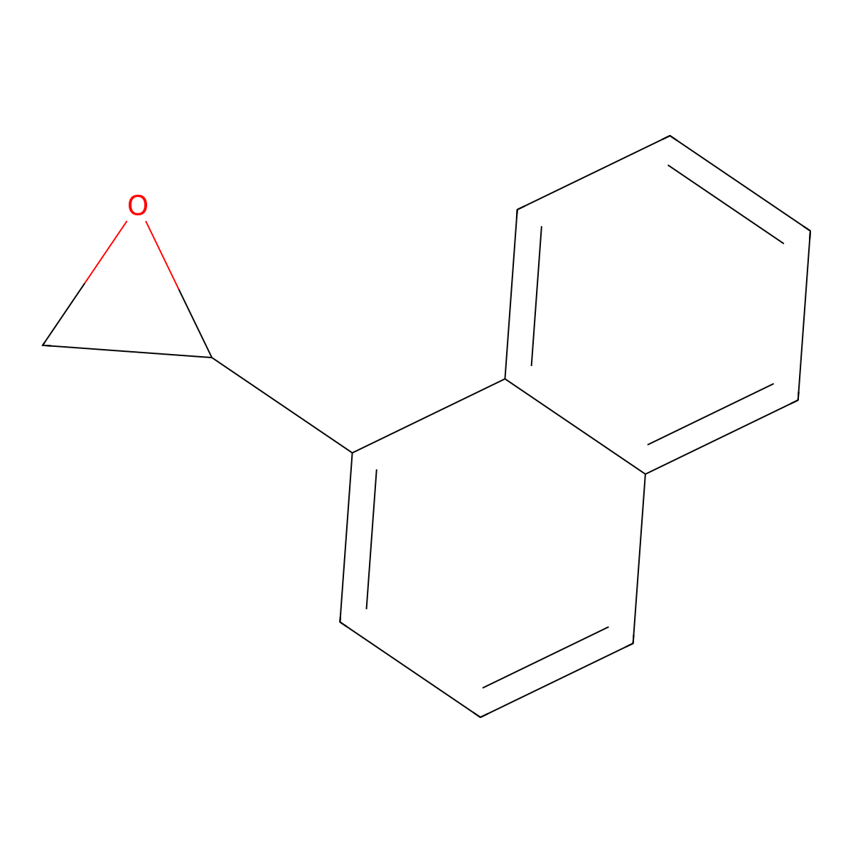 (2R)-2-(naphthalen-1-yl)oxirane molecular structure, CAS 208343-02-6