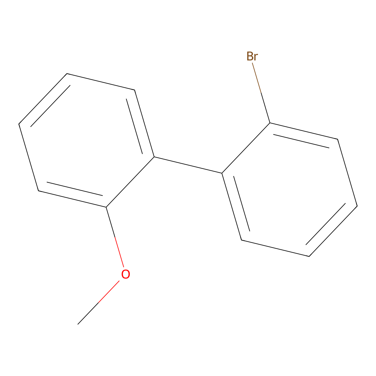 2-bromo-2'-methoxy-1,1'-Biphenyl molecular structure, CAS 20837-12-1