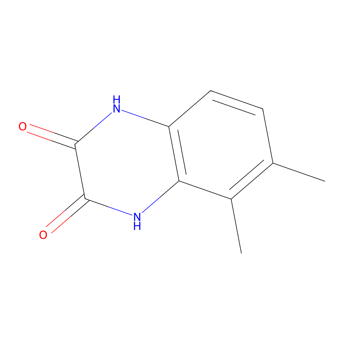 5,6-Dimethylquinoxaline-2,3-diol molecular structure, CAS 208403-94-5