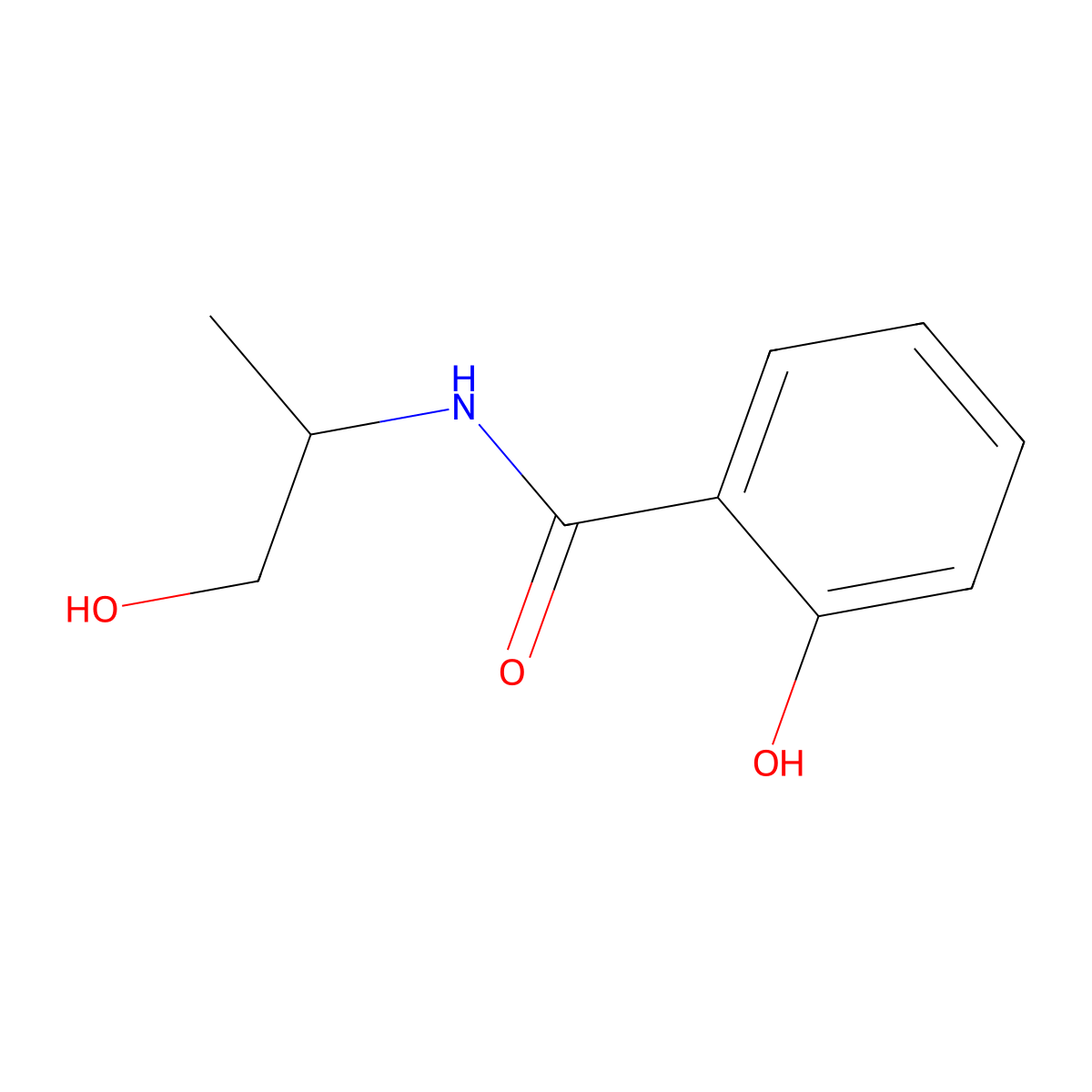 2-hydroxy-N-[(2S)-1-hydroxypropan-2-yl]benzamide molecular structure, CAS 2084064-91-3