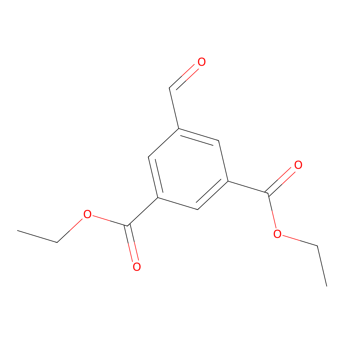 Diethyl 5-formylisophthalate molecular structure, CAS 208450-84-4