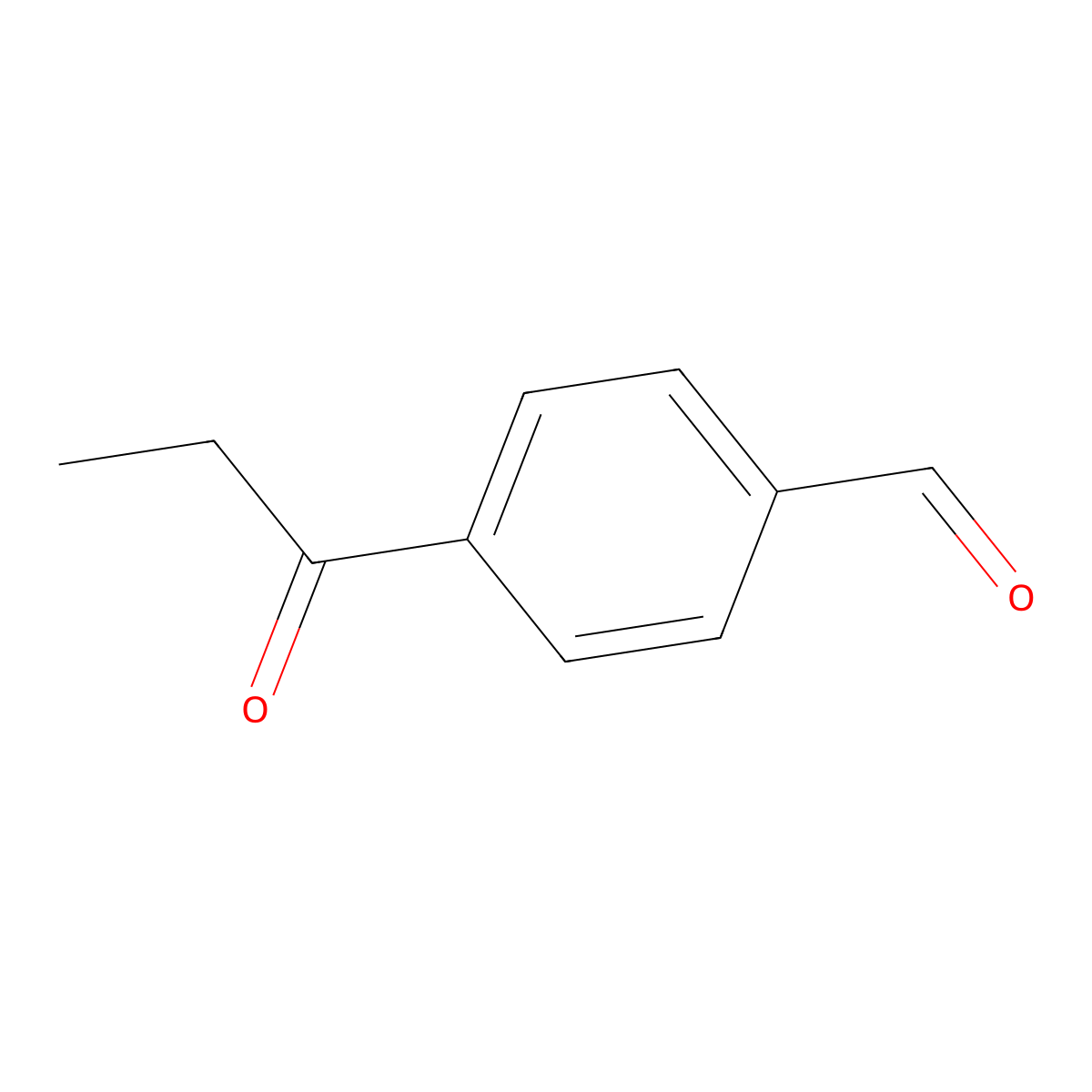 4-Propionylbenzaldehyde molecular structure, CAS 208453-24-1