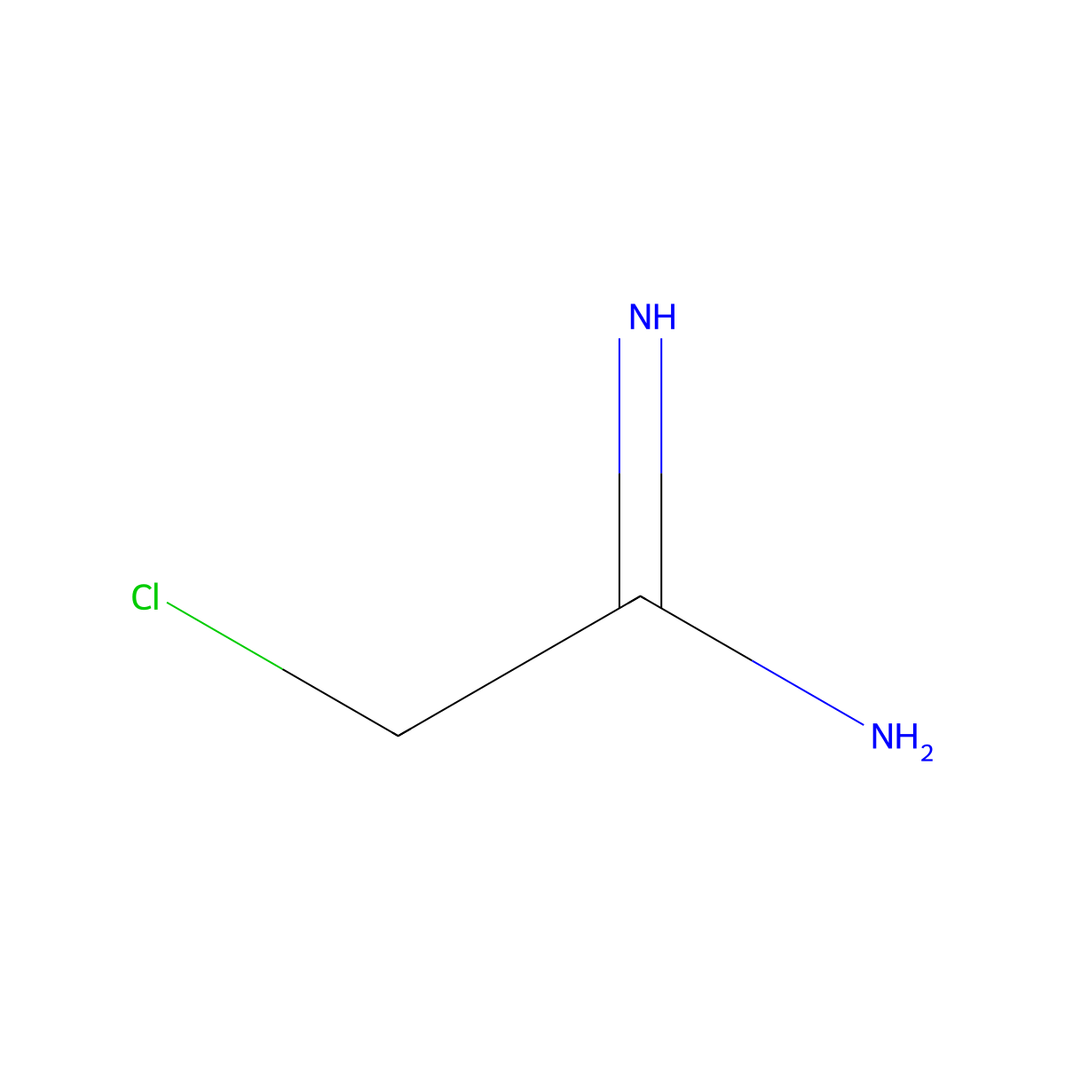 2-Chloroacetamidine molecular structure, CAS 20846-52-0
