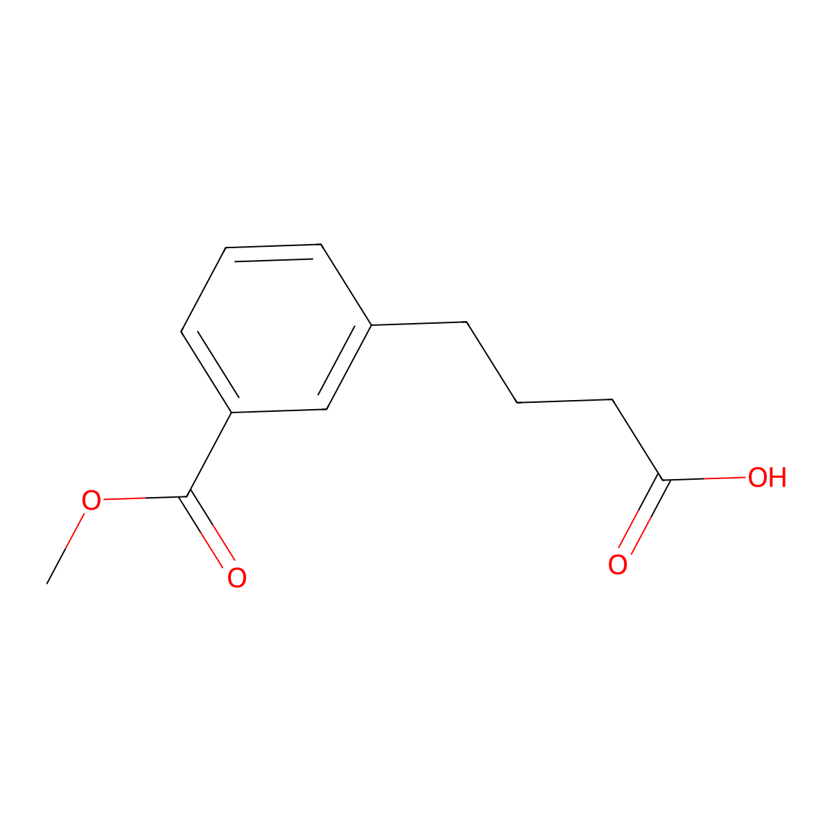 4-[3-(Methoxycarbonyl)phenyl]butanoicacid molecular structure, CAS 2084800-41-7