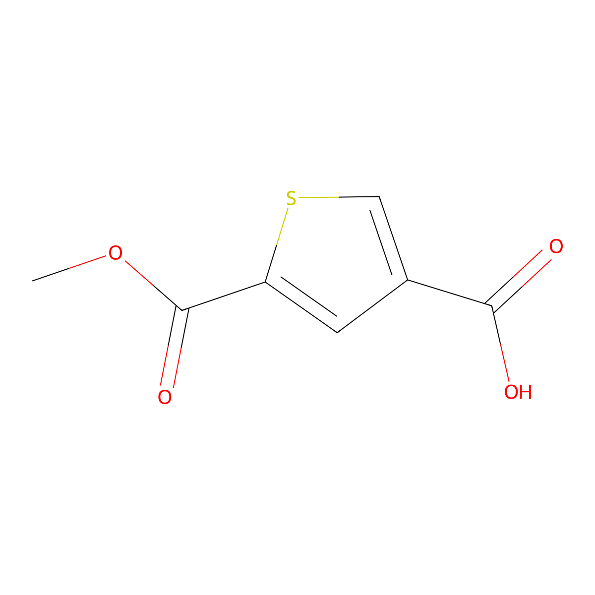 5-(Methoxycarbonyl)thiophene-3-carboxylic acid molecular structure, CAS 2084800-64-4
