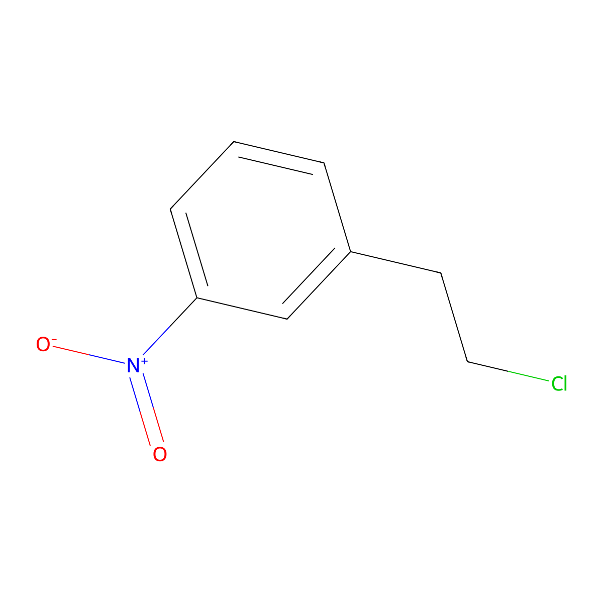 1-(2-Chloroethyl)-3-nitrobenzene molecular structure, CAS 20849-75-6