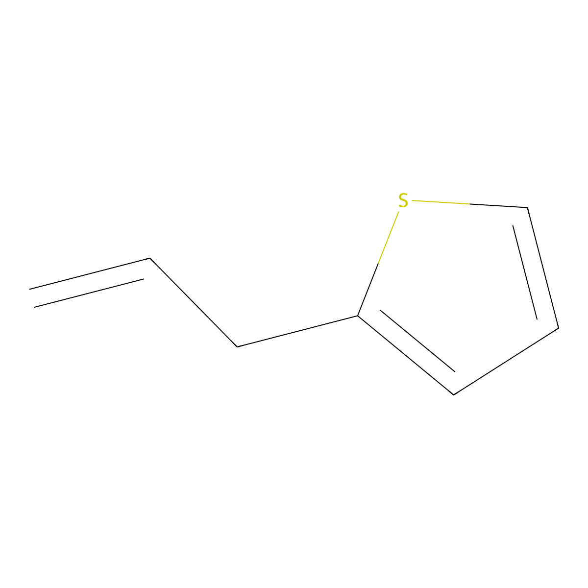 2-Allylthiophene molecular structure, CAS 20849-87-0