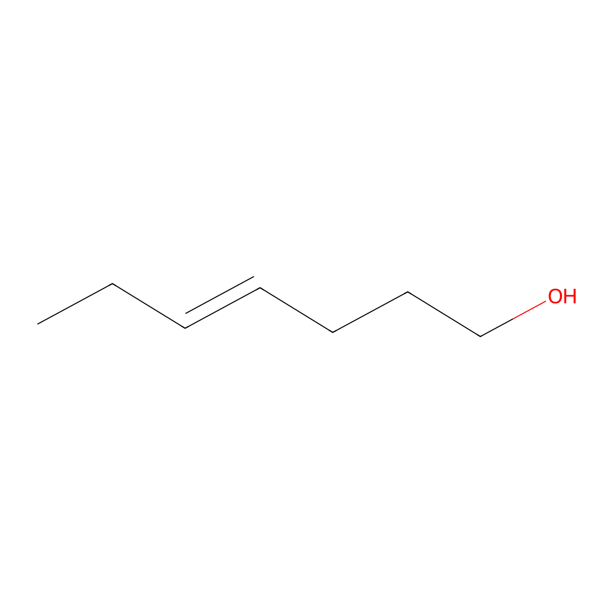 (Z);-Hept-4-en-1-ol molecular structure, CAS 20851-55-2