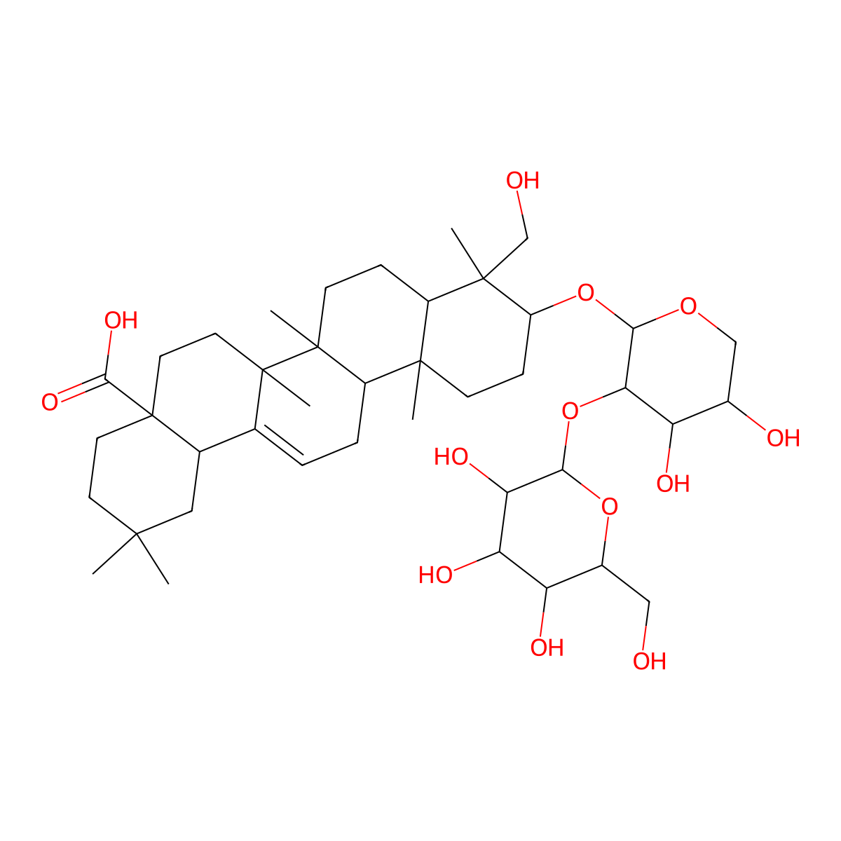 Cauloside C molecular structure, CAS 20853-58-1