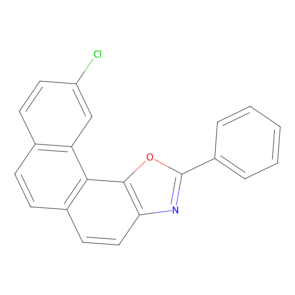 10-Chloro-2-phenylphenanthro[3,4-d]oxazole molecular structure, CAS 2085325-19-3