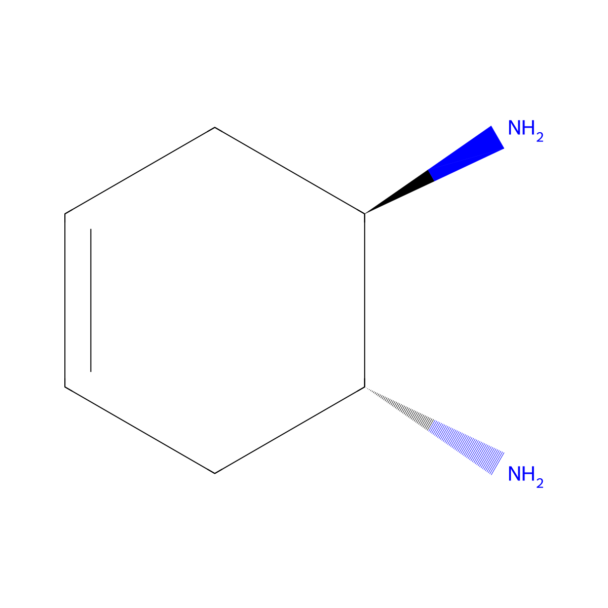 (1R,2R)-4-Cyclohexene-1,2-diamine molecular structure, CAS 208533-40-8