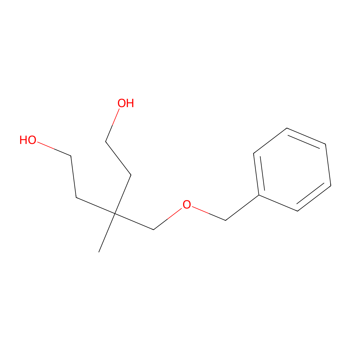 3-[(Benzyloxy)methyl]-3-methylpentane-1,5-diol molecular structure, CAS 2085689-71-8