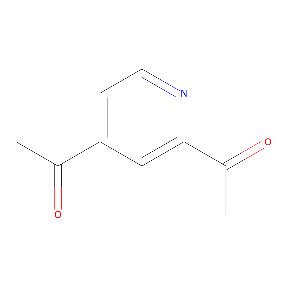 1,1'-(Pyridine-2,4-diyl)diethanone molecular structure, CAS 20857-17-4