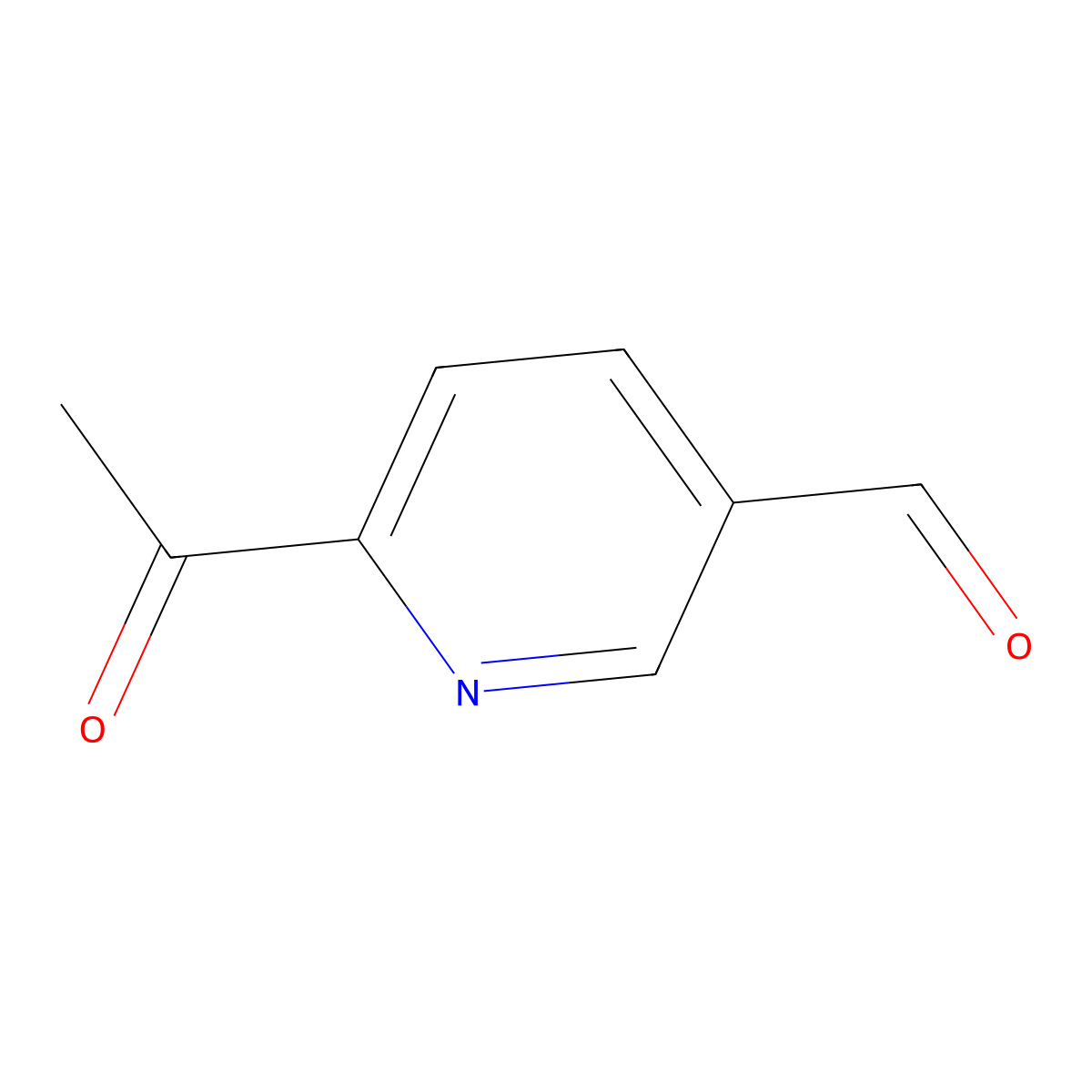 6-Acetylnicotinaldehyde molecular structure, CAS 20857-20-9