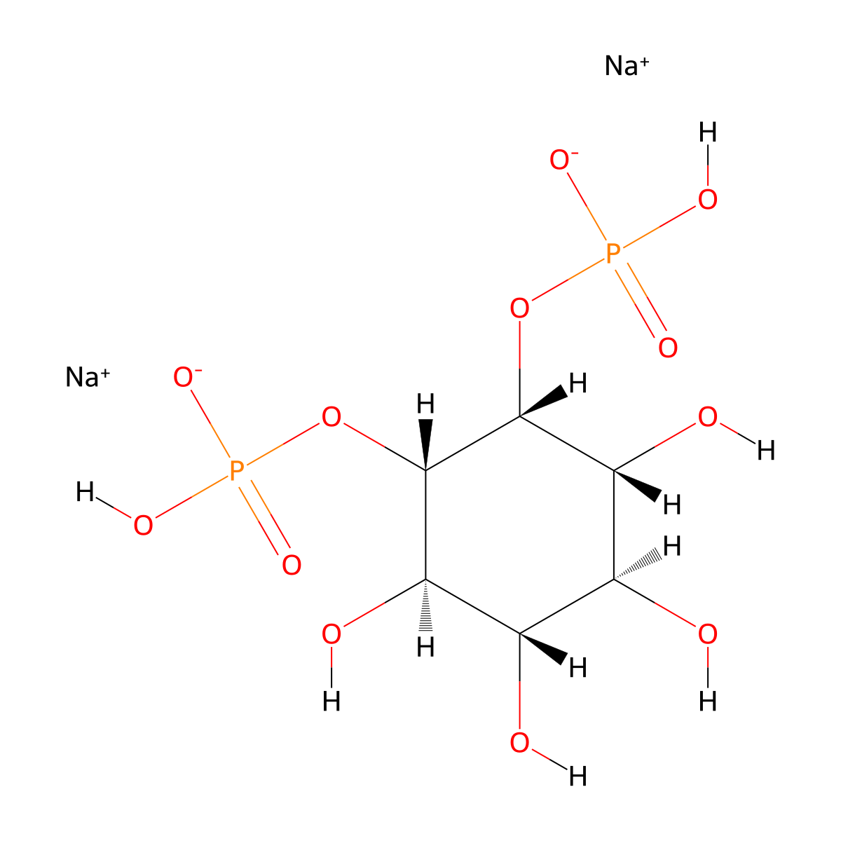 D-myo-Inositol-1,2-diphosphate (sodium salt) molecular structure, CAS 208584-51-4
