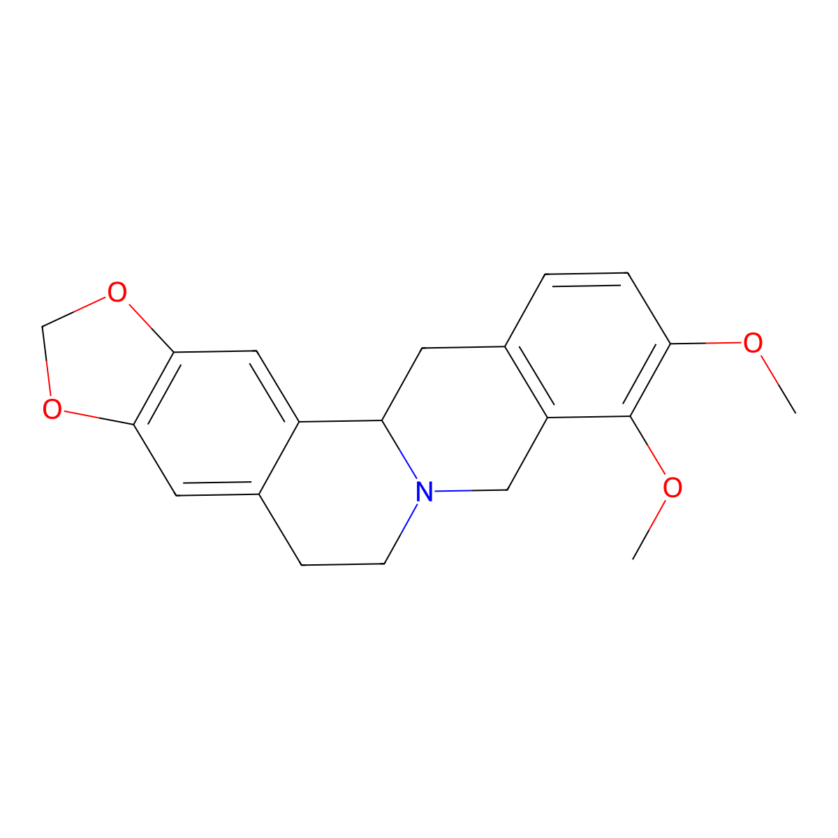 (R)-Canadine molecular structure, CAS 2086-96-6