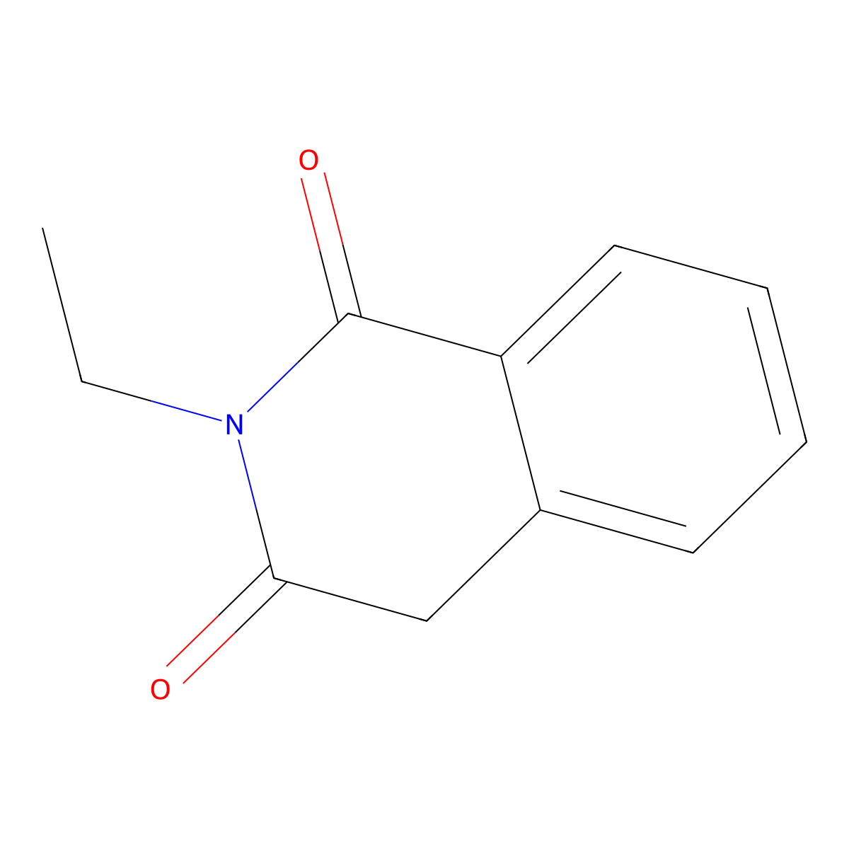2-Ethylisoquinoline-1,3(2H,4H)-dione molecular structure, CAS 20863-80-3