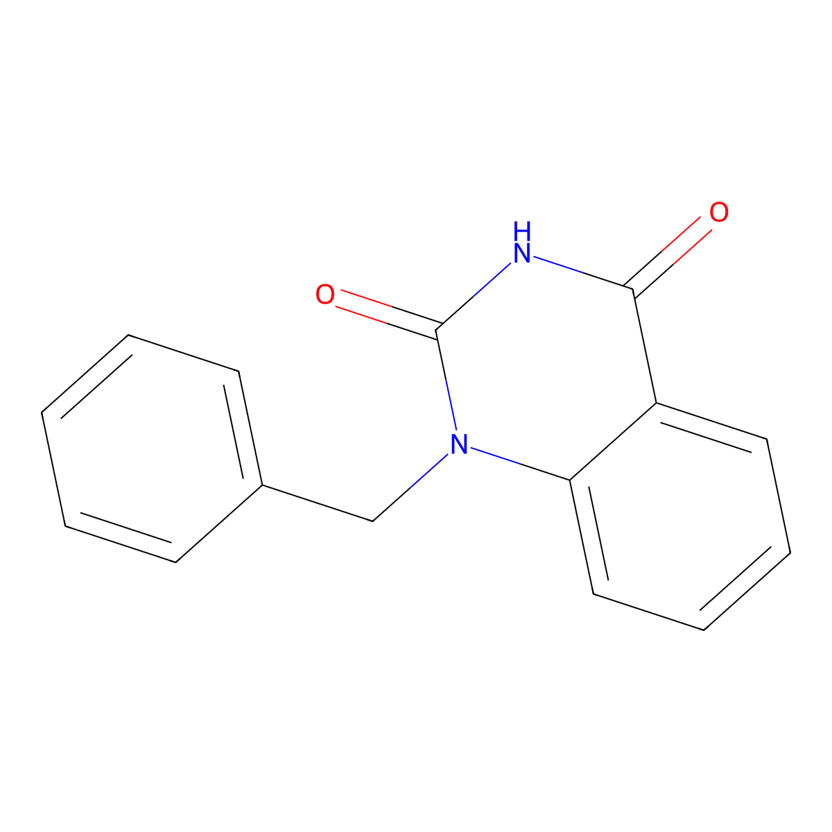1-Benzyl-1,2,3,4-tetrahydroquinazoline-2,4-dione molecular structure, CAS 20865-83-2