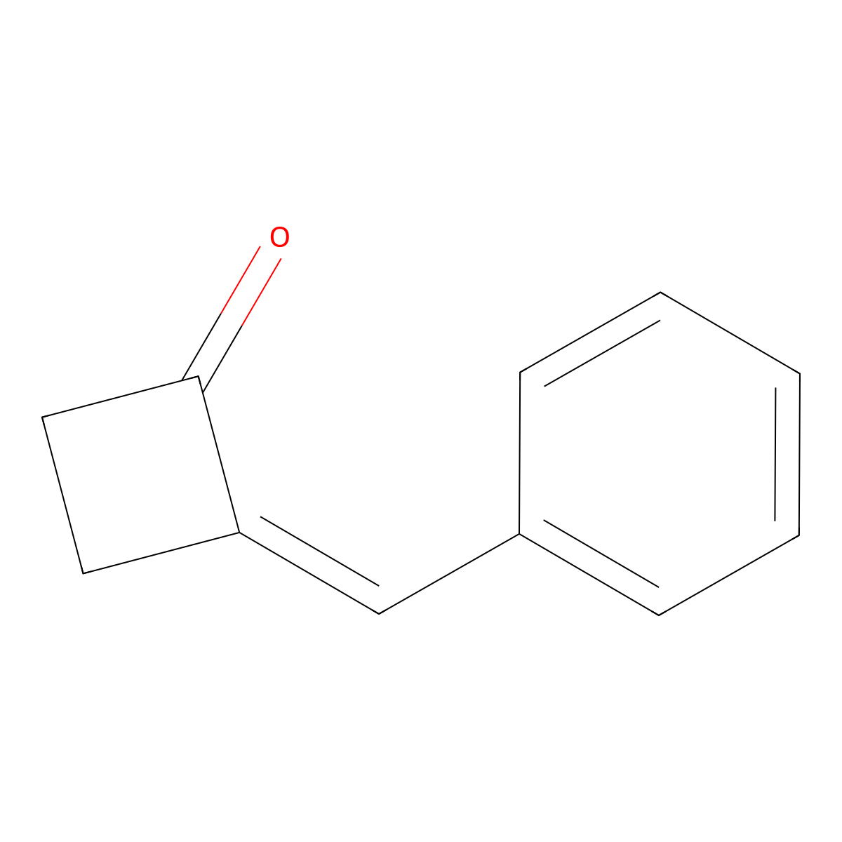 (2E)-2-(phenylmethylidene)cyclobutan-1-one molecular structure, CAS 208652-65-7
